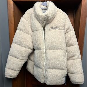 Columbia Men's Cream Puffer Jacket